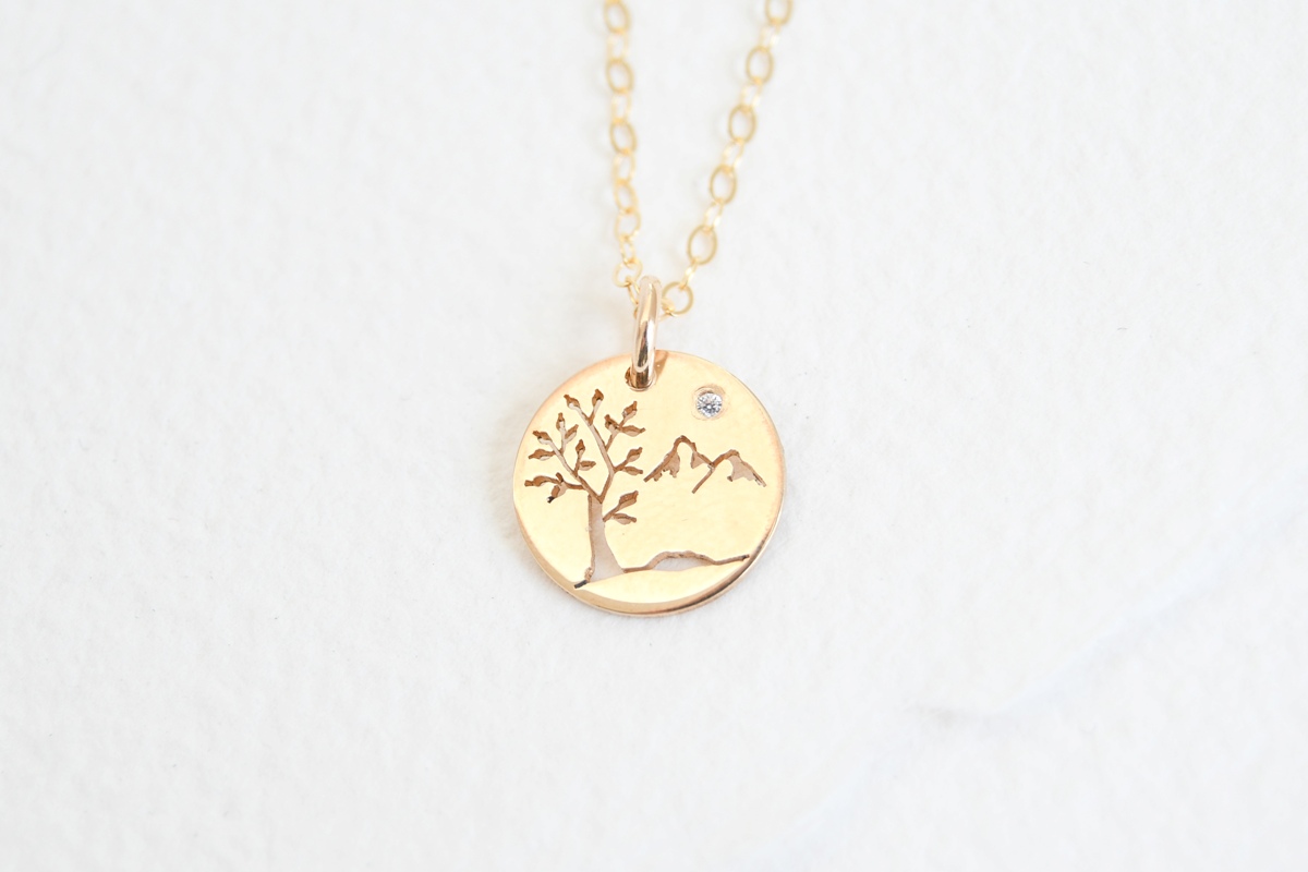 Ash Tree Necklace - Ebony and Sparrow | Made in Canada